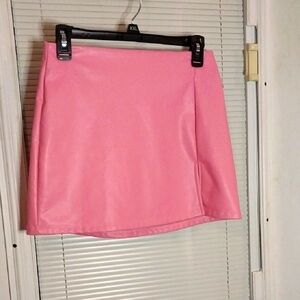 Altar'd State Vibrant Pink A-Line Skirt